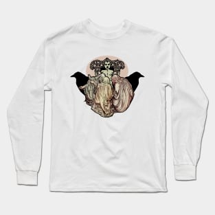 Witches confabulating with the Caryatid Long Sleeve T-Shirt